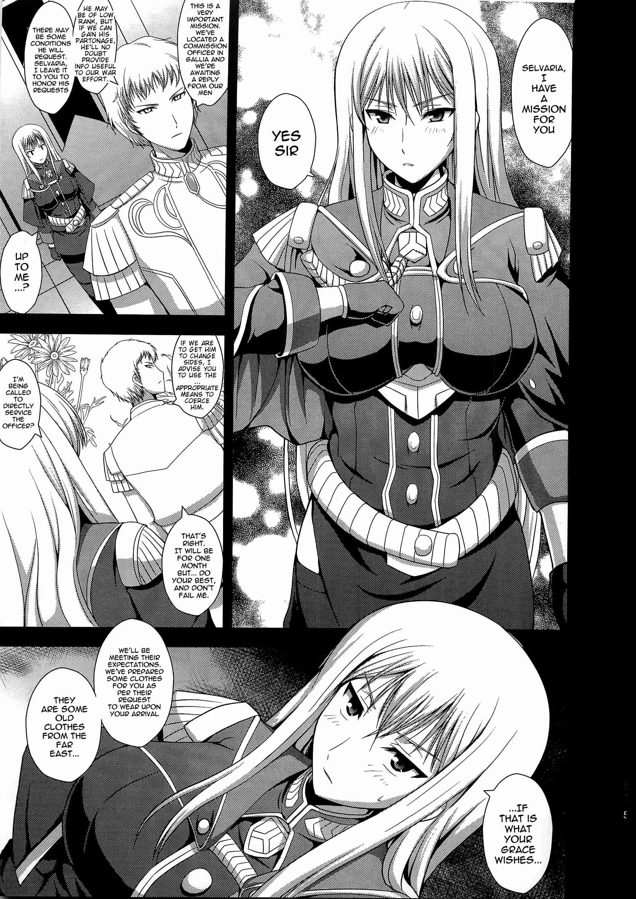 Valkyria Chronicles Dj - Lewd Woman Selvaria Chapter 1000 Page 3